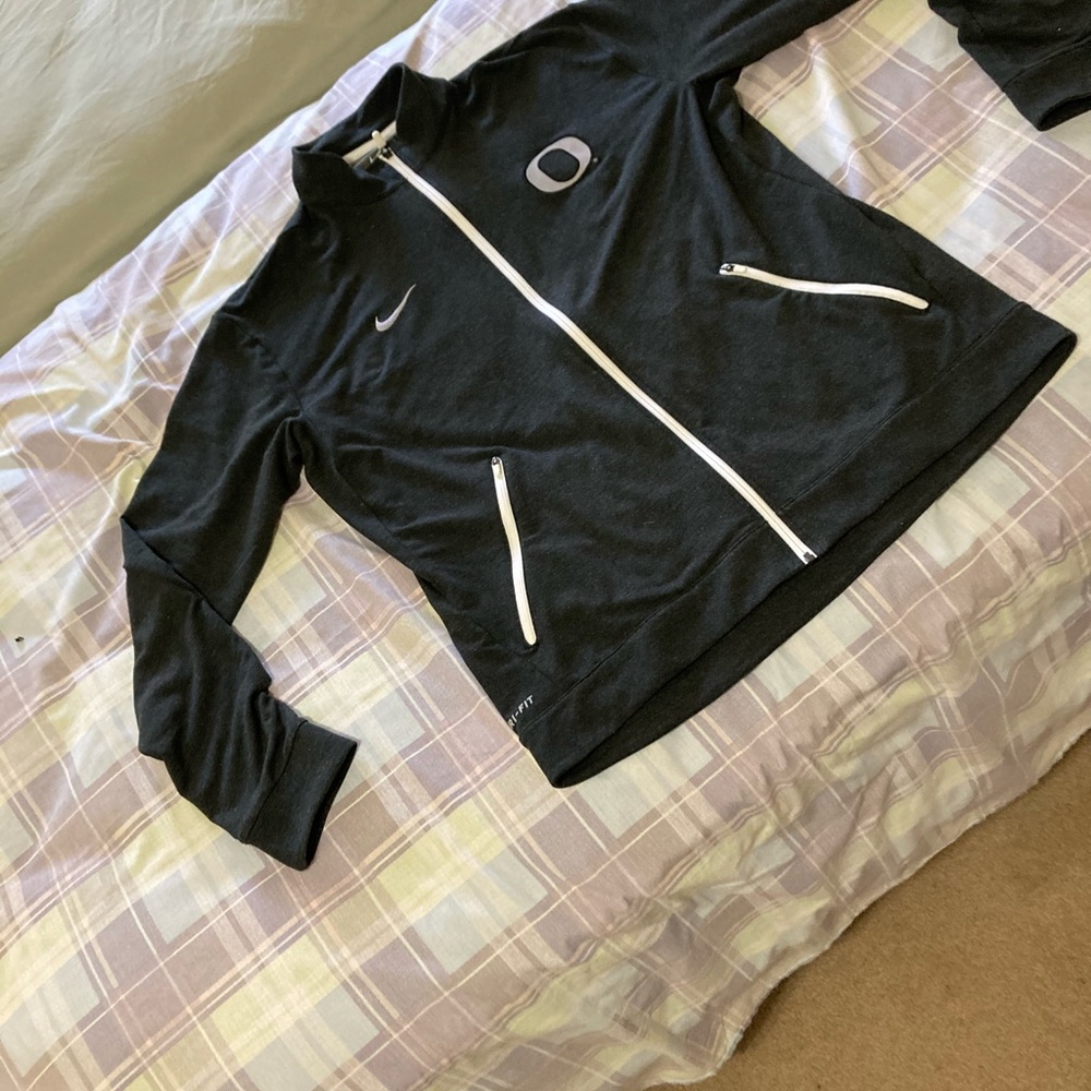 Oregon Ducks Nike Full-Zip Logo Performance Jacket